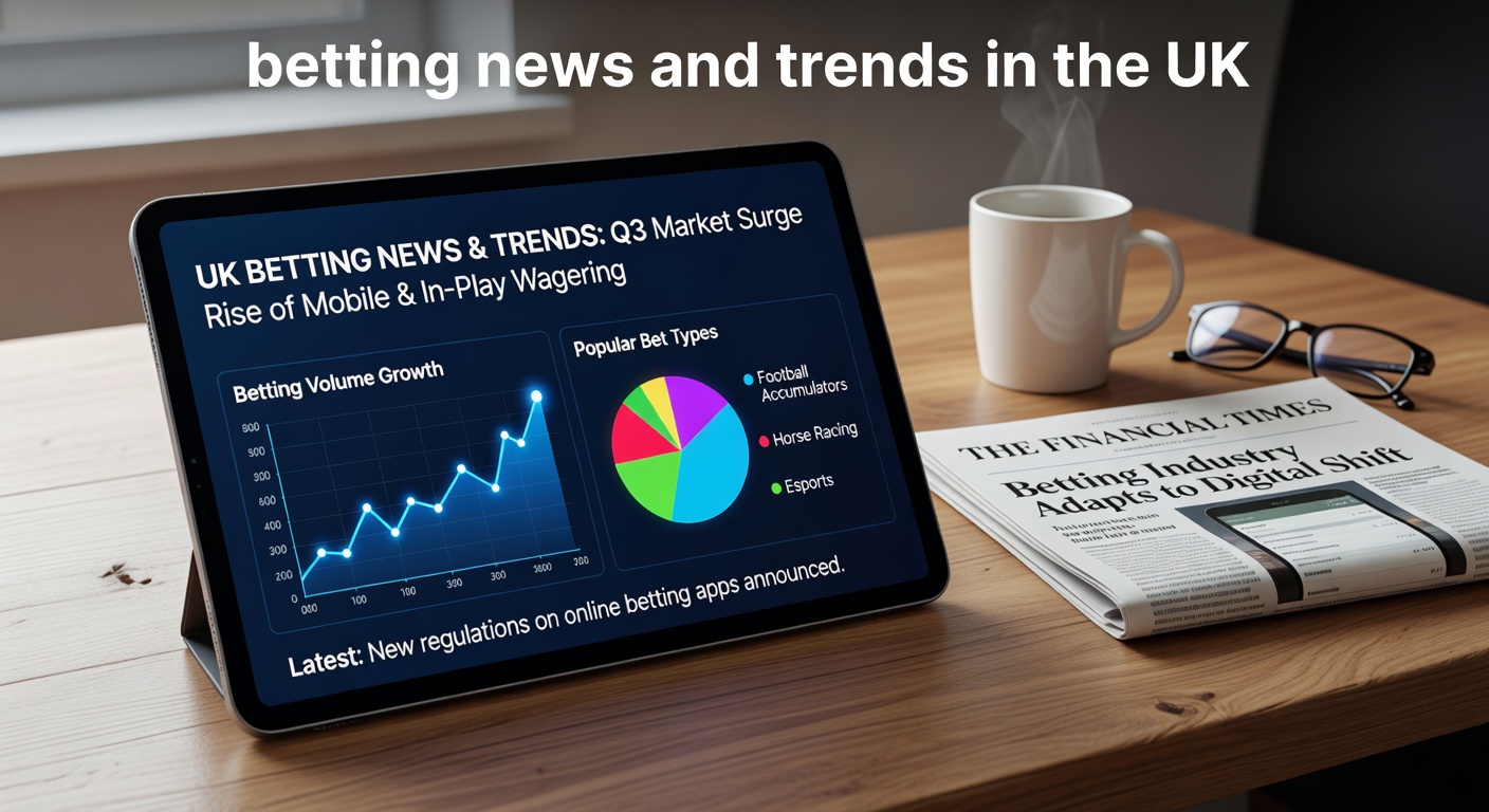 Vibrant display of online betting interfaces showcasing football matches and horse racing odds on new UK sites