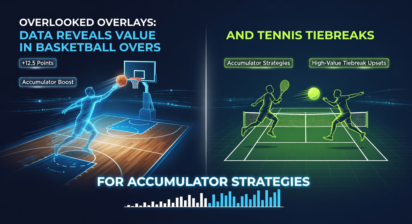 Dynamic split-image showing a basketball soaring toward the hoop during an intense NBA overtime push alongside a tennis player locked in a fierce tiebreak rally on clay courts, highlighting high-stakes moments ripe for betting overlays