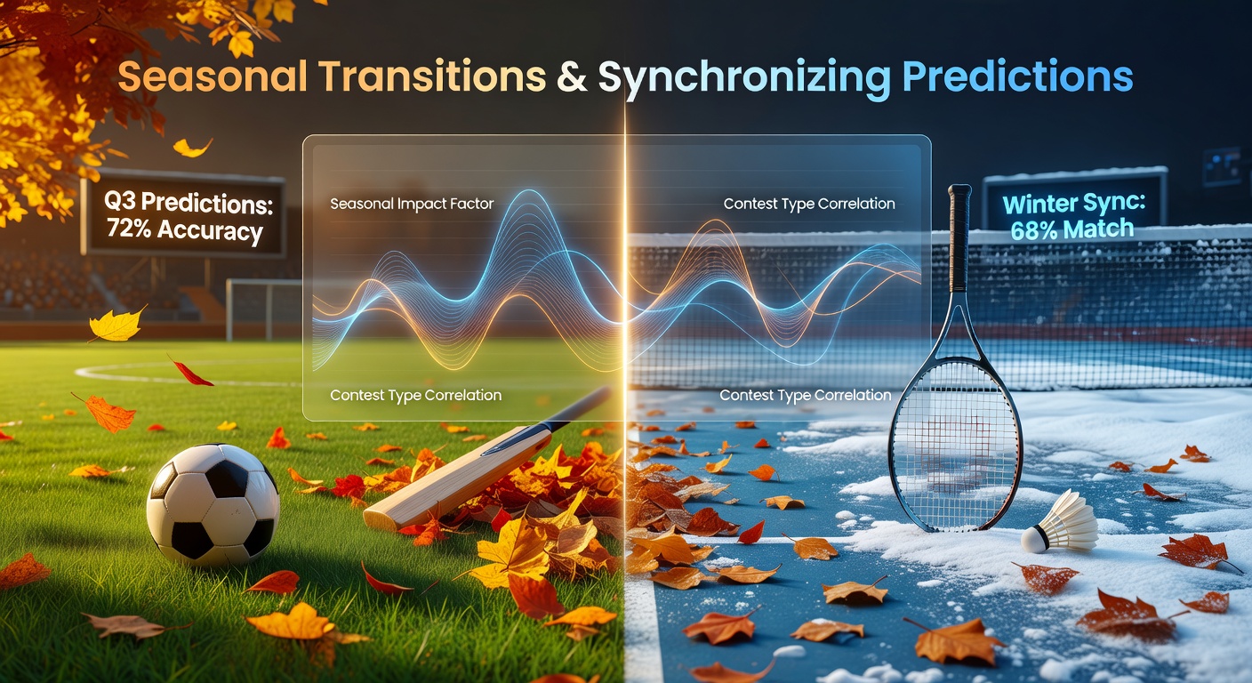 Visual representation of seasonal changes influencing field and racket sports performance data