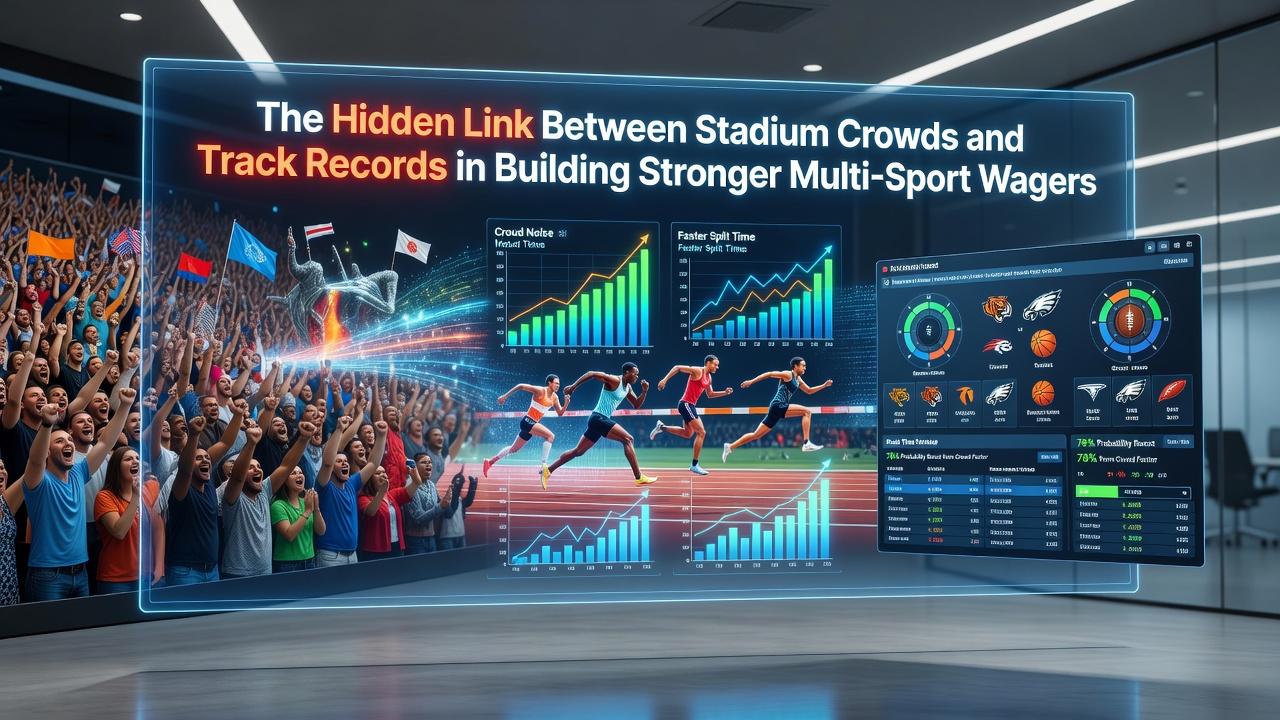 Stadium crowd and horse racing track comparison for multi-sport betting analysis